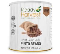 Ready Harvest - Dehydrated Whole Foods for Emergency Food Storage, Camping Supplies, and Survival Kits | Sealed Fresh in #10 Can | 25 Year Shelf Life | 1 Can | Pinto Beans