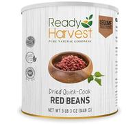 Ready Harvest - Dehydrated Whole Foods for Emergency Food Storage, Camping Supplies, and Survival Kits | Sealed Fresh in #10 Can | 25 Year Shelf Life | 1 Can | Red Beans