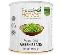 Ready Harvest Freeze Dried Food - Beans Emergency Camping Vegetables #10 Can 25-Year Shelf Life Cans Filled to the Top, Green
