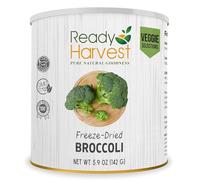 Ready Harvest Freeze Dried Food - Broccoli Florets | Emergency Food | Long-Term Storage | #10 Can | 25-Year Shelf Life | Cans Filled to the Top