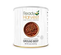 Ready Harvest Freeze-Dried Fully Cooked Ground Beef | Long-Term Emergency Food | Up to 30-Year Shelf Life | #10 Can (2 lb 2.3 oz / 972 g)