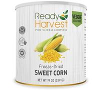 Ready Harvest - Freeze Dried Whole Foods for Emergency Food Storage, Camping Supplies, and Survival Kits | Sealed Fresh in #10 Can | 30 Year Shelf Life | 1 Can | Sweet Corn