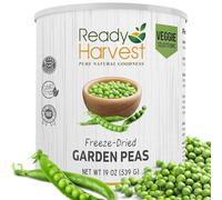 Ready Harvest - Freeze Dried Whole Foods for Emergency Food Storage, Camping Supplies, and Survival Kits | Sealed Fresh in #10 Can | 30 Year Shelf Life | 1 Can | Garden Peas