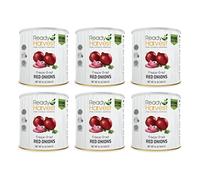 Ready Harvest - Freeze Dried Whole Foods for Emergency Food Storage, Camping Supplies, and Survival Kits | Sealed Fresh in #10 Can | 30 Year Shelf Life | 6 Cans | Freeze Dried Red Onions