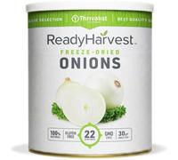 Ready Harvest - Freeze Dried Whole Foods for Emergency Food Storage, Camping Supplies, and Survival Kits | Sealed Fresh in #10 Can | 30 Year Shelf Life | 1 Can | Onions
