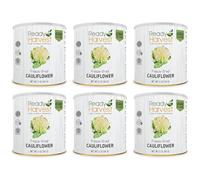 Ready Harvest - Freeze Dried Whole Foods for Emergency Food Storage, Camping Supplies, and Survival Kits | Sealed Fresh in #10 Can | 30 Year Shelf Life | 6 Cans | Cauliflower