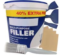 Ready Mixed Plaster & Wall Filler Repair Kit - White, Fills Holes & Cracks