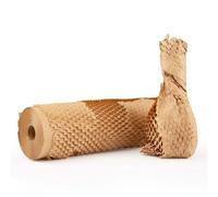 Ready Roll Packaging Paper 30cm x 40m 131ft Honeycomb Cushioning Wrap Perforated-Packing 1 Rolls Honeycomb Wrap Roll Packing Honeycomb for Packing & Moving void fill paper bubble wrap