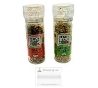 Ready Steady Cook Seasoning 2 Pack - Garlic & Herb Salt + Chilli & Garlic Salt | Versatile Cooking Seasonings for Meat, Veg & Pasta | Gifty Goodness Shopping List
