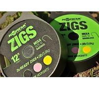 Ready Tied Zig Rig 8ft Size 10 Barbless by Korda