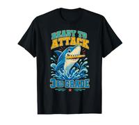 Ready to Attack 3rd Grade Shark Student Value Graphic T-Shirt