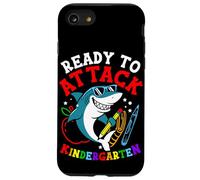 READY TO ATTACK Kindergarten Funny Shark Kindergarten Case for iPhone SE (2020) / 7/8