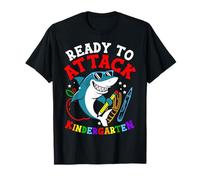 Ready to Attack Kindergarten Funny Shark Kindergarten T-Shirt