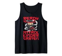 Ready to Attack Kindergarten Ninja Design Tank Top