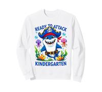 Ready to Attack Kindergarten Shark Back to School Boys Kids Sweatshirt