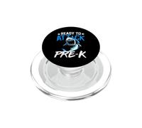 Ready to Attack Pre-K Funny Shark Back to School PopSockets PopGrip for MagSafe