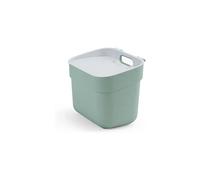 Ready To Collect 5L Compost Bin with Wall Bracket for Wall or Door Kitchen Bathroom Laundry Room 100% Recycled Green