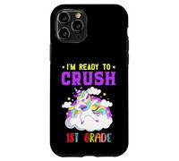 Ready to Crush 1st Grade Dabbing Unicorn Girl Back-to-School Case for iPhone 11 Pro