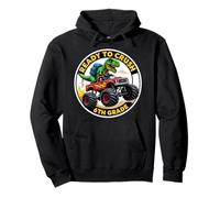Ready To Crush 6th Grade T-rex Dino Monster Truck School Pullover Hoodie