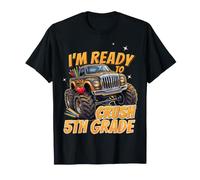 Ready to Crush Fifth Grade Back to School Monster Truck Boy T-Shirt
