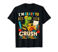 Ready to Crush Pre-K Dinosaur Dozer Back to School T-Shirt