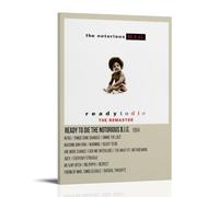 Ready to Die-The Notorious B.I.G.Poster Canvas Art Oil Painting Wall Painter Home Decorative Music Album Celebrity Decorative Painting Classical Decorative Wall ArtFrame-style-920x30inch(50x75cm)