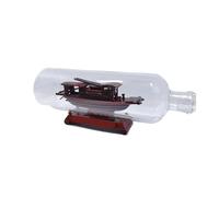 Ready-to-Display Nanh Ancient Boat in Bottle Chinese Style Lake Finished Ship Model