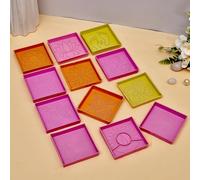 Ready to Draw Rangoli Making Kit Rangoli Making Stencils (Style-1)
