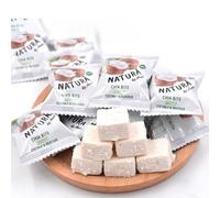 Ready to eat coconut cake and mango cake, Instant Thai style soft candy, healthy and nutritious fruit pastry, delicious sugar snack gift pack, casual snacks, Chinese food (Coconut Cake,500g)