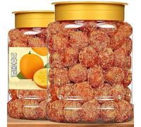 Ready To Eat Dried Tangerine,Golden Tangerine,Rock Candy Dried Tangerine 250g/can,Preserved Fruit,Leisure Snacks, Healthy Nutritious Dried Fruit, Tangerine Dim Sum (Original flavor kumquat,500g)