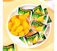 Ready to eat Mango flavored soft candy, Fruit juice fudge, New Year's casual snacks, Delicious and sweet candy, Healthy and nutritional candy, Mango cake snacks gift pack (100g*1)