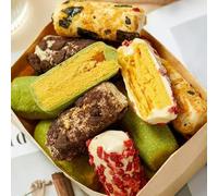 Ready to eat milk shortcake, instant crispy candy, healthy and nutritious bread, delicious desserts, 160g/bag, coarse grain breakfast, strawberry milk candy, seaweed pastry (Seaweed,1 bag)