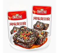 Ready To Eat Stinky Tofu, Chinese Specialty Spicy Stinky Tofu, Spicy Snacks, Fried Red Sauce,Snack Gift Package (Spicy flavor,30 bags)