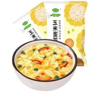 Ready to eat vegetable soup, Seaweed soup,fresh vegetables, corn soup 8g/bag, various flavors, healthy and nutritious ready to eat breakfast, convenient instant soup (Corn Soup,30 bags)