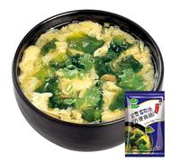 Ready to eat vegetable soup, Seaweed soup，fresh vegetables, corn soup 8g/bag, various flavors, healthy and nutritious ready to eat breakfast, convenient instant soup (Seaweed soup,20 bags)