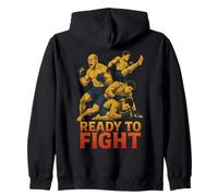 Ready To Fight Mixed Martial Arts Zip Hoodie