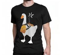 Ready to Fight T Shirt Mens Goose Games Death Stranding BB Pod Novelty 100% Cotton Tops Crew Neck T Shirt Black