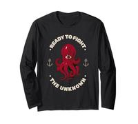 Ready to Fight The Unknown (Sailor Statement & Graphic) Long Sleeve T-Shirt