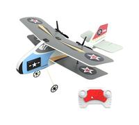 Ready to Fly RC Glider, Outdoor Aircraft with 2 Channels for All Ages, grey