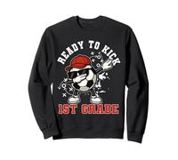 Ready To Kick 1st Grade Soccer Boys First Day Of School Sweatshirt