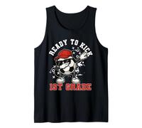 Ready to Kick 1st Grade Soccer Boys First Day of School Tank Top