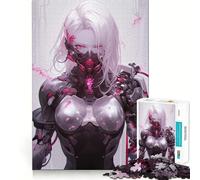 Ready to Kill Anime Girl Jigsaw Puzzle for Adults 1000 Pieces Mind Puzzle Calm Pastime Image Assembly Lovely Present (50x75cm)