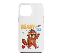 Ready To Learn Red Panda Student Back To School Kid Boy Girl Case for iPhone 13 Pro Max