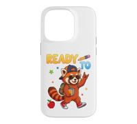 Ready To Learn Red Panda Student Back To School Kid Boy Girl Case for iPhone 14 Pro
