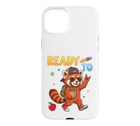 Ready To Learn Red Panda Student Back To School Kid Boy Girl Case for iPhone 15 Plus
