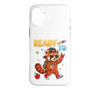 Ready To Learn Red Panda Student Back To School Kid Boy Girl Case for iPhone 16 Plus