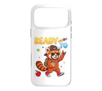 Ready To Learn Red Panda Student Back To School Kid Boy Girl Case for iPhone 17 Pro Max