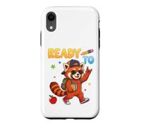 Ready To Learn Red Panda Student Back To School Kid Boy Girl Case for iPhone XR