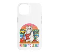 Ready To Learn Turkish Van Cat Funny Back To School Student Case for iPhone 15