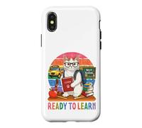 Ready To Learn Turkish Van Cat Funny Back To School Student Case for iPhone X/XS